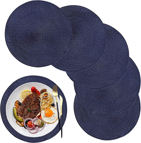 Inch round placemats set - 12.6,
