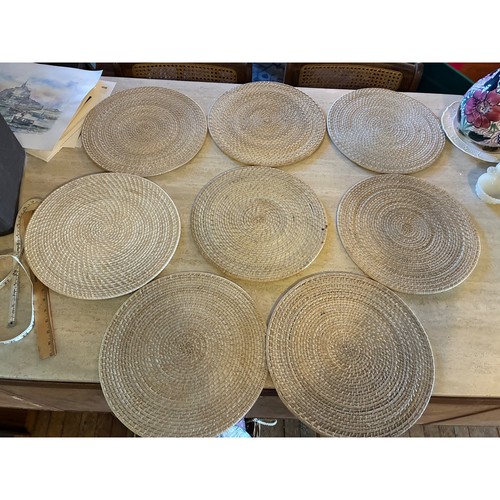 Set round woven rattan - set,