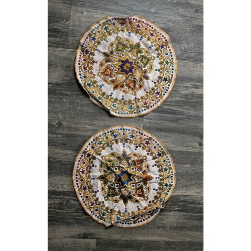 Vintage cross stitch - 2, round