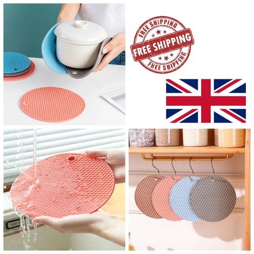 Pot holder round silicone - -,