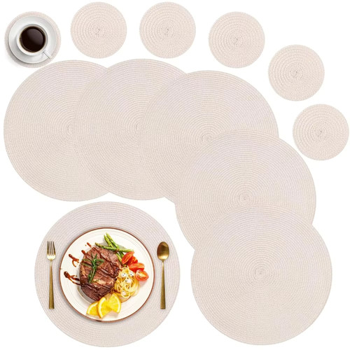 Placemats and coasters set - placemats, 6