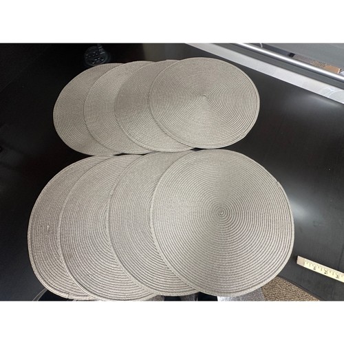 Set round woven placemats - of,