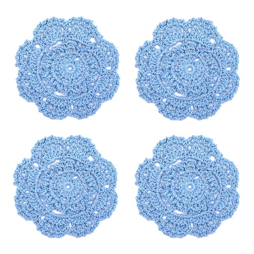 Pack round lace crochet - round,