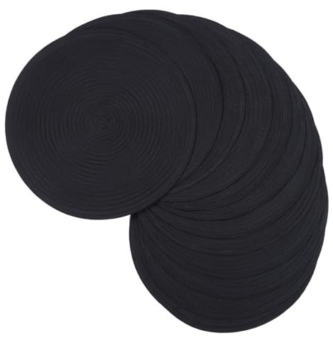 Set black round - of,